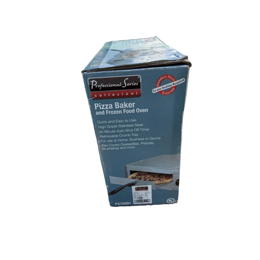 New Professional Series PS75891 Pizza Oven Baker and Frozen Snack Stainless